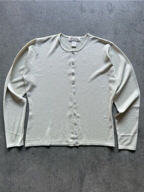Merona - Light Beige Button-Up Women's Cardigan - Size S